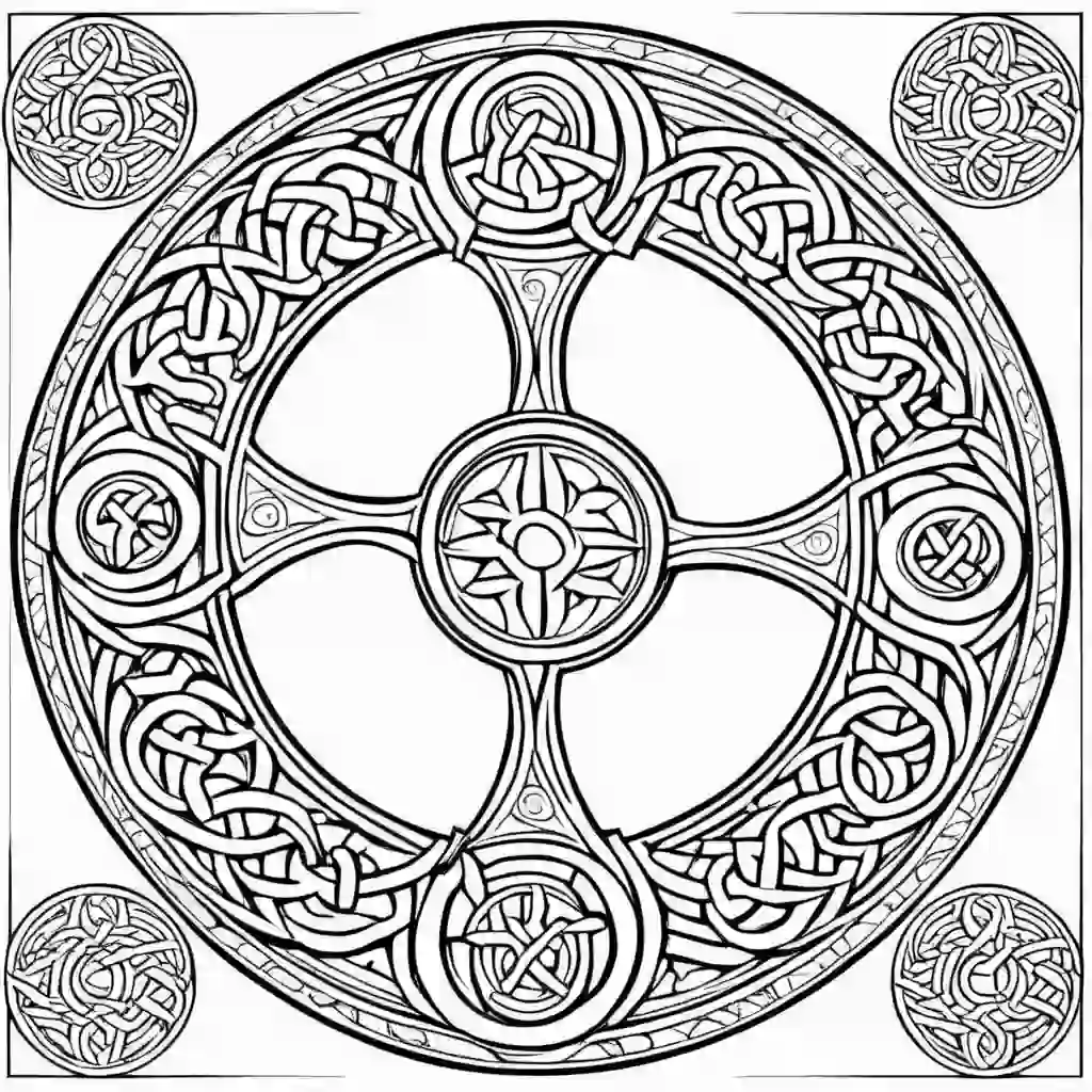 Celtic Stone Circles coloring pages